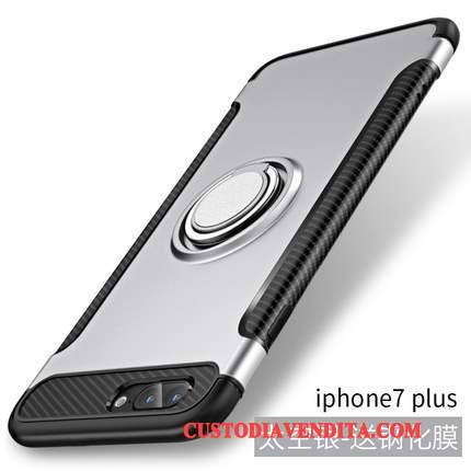 Custodia iPhone 7 Plus Ring Blu, Cover iPhone 7 Plus Di Personalità Tutto Incluso