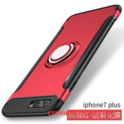 Custodia iPhone 7 Plus Ring Blu, Cover iPhone 7 Plus Di Personalità Tutto Incluso