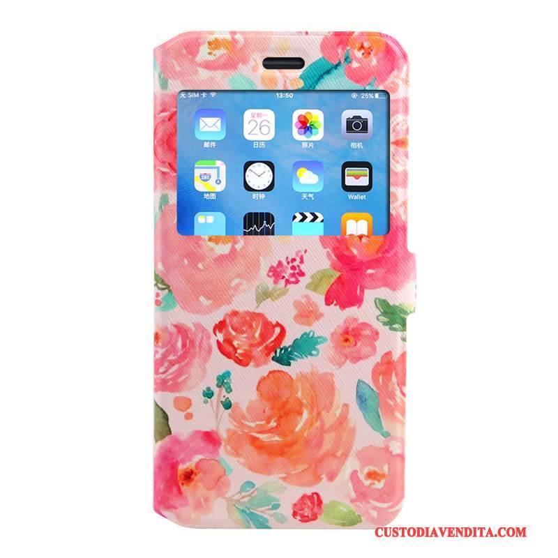 Custodia iPhone 7 Plus Silicone Rosa Anti-caduta, Cover iPhone 7 Plus Colore Telefono