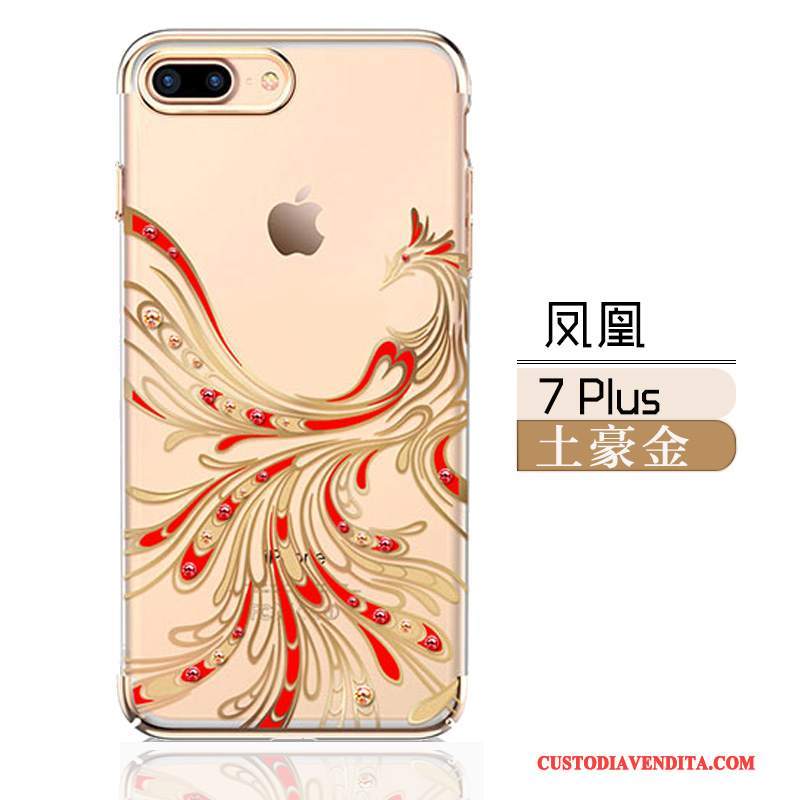 Custodia iPhone 7 Plus Strass Nuovotelefono, Cover iPhone 7 Plus Tutto Incluso Lusso