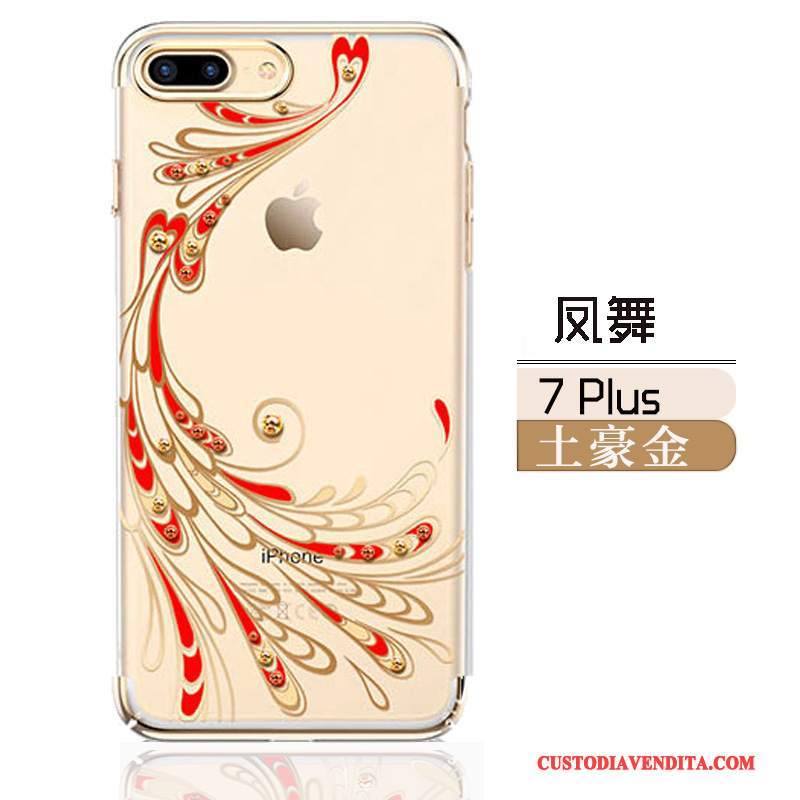 Custodia iPhone 7 Plus Strass Nuovotelefono, Cover iPhone 7 Plus Tutto Incluso Lusso