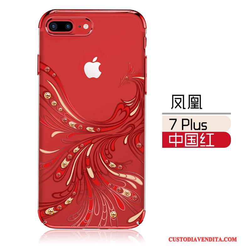 Custodia iPhone 7 Plus Strass Nuovotelefono, Cover iPhone 7 Plus Tutto Incluso Lusso