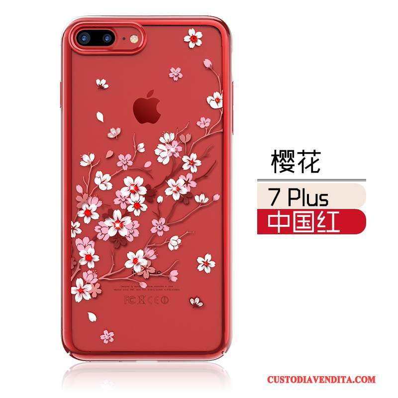 Custodia iPhone 7 Plus Strass Nuovotelefono, Cover iPhone 7 Plus Tutto Incluso Lusso