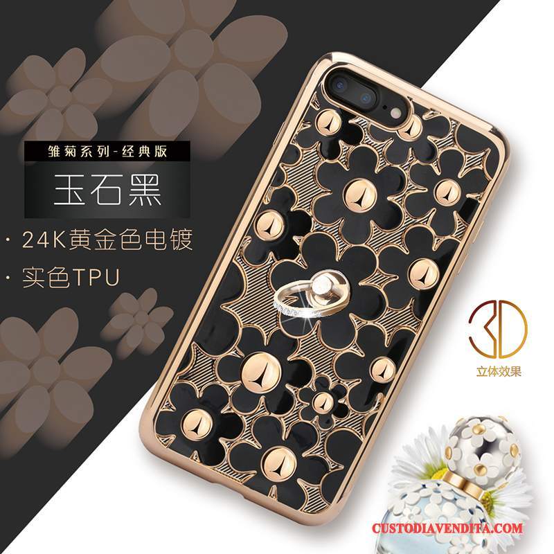 Custodia iPhone 7 Plus Strass Orotelefono, Cover iPhone 7 Plus Silicone Tutto Incluso Anti-caduta