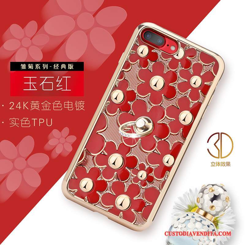 Custodia iPhone 7 Plus Strass Orotelefono, Cover iPhone 7 Plus Silicone Tutto Incluso Anti-caduta