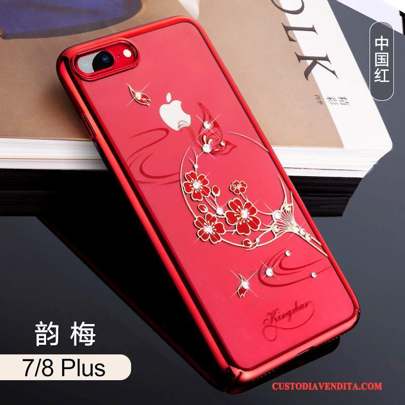 Custodia iPhone 7 Plus Strass Telefono Ornamenti Appesi, Cover iPhone 7 Plus Nuovo Anti-caduta