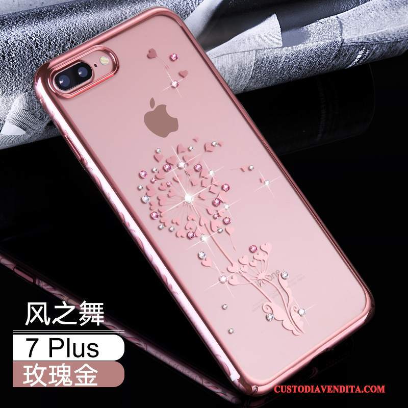 Custodia iPhone 7 Plus Strass Tutto Inclusotelefono, Cover iPhone 7 Plus Difficile Lusso