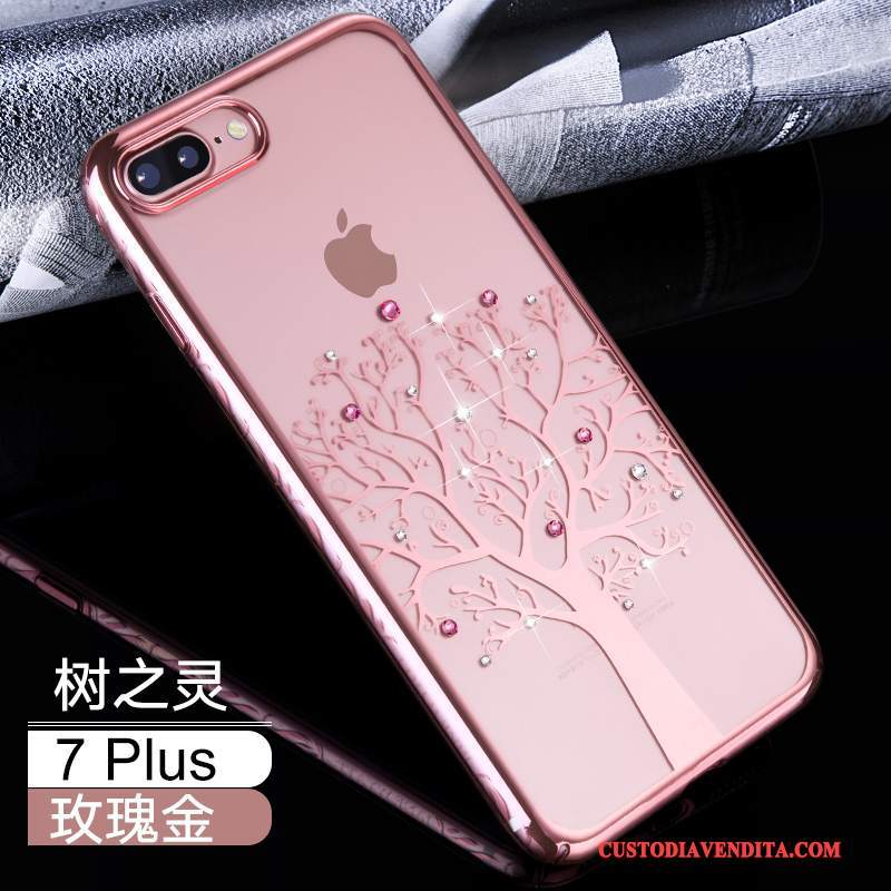 Custodia iPhone 7 Plus Strass Tutto Inclusotelefono, Cover iPhone 7 Plus Difficile Lusso