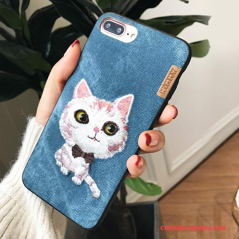 Custodia iPhone 7 Plus Telefono Marchio Di Tendenza, Cover iPhone 7 Plus Amanti Cane