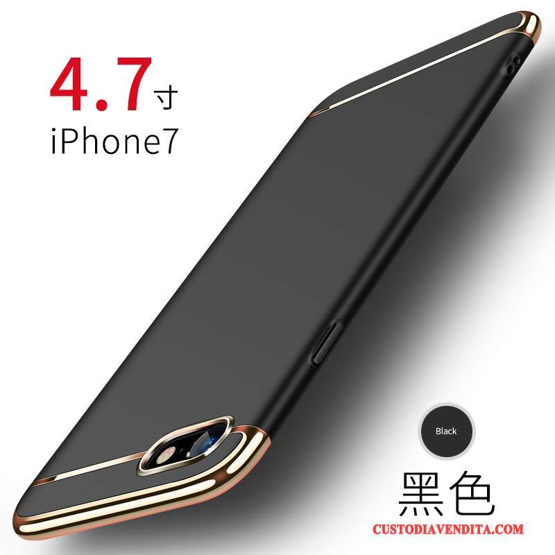 Custodia iPhone 7 Protezione Nero Anti-caduta, Cover iPhone 7 Telefono Tutto Incluso