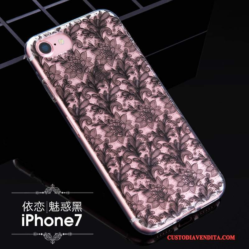 Custodia iPhone 7 Silicone Nuovotelefono, Cover iPhone 7 Morbido Marchio Di Tendenza