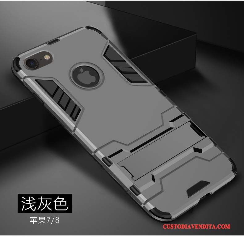 Custodia iPhone 8 Colore Tutto Incluso Tendenza, Cover iPhone 8 Creativo Telefono Morbido