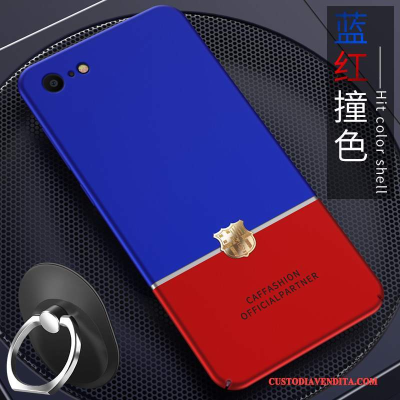 Custodia iPhone 8 Creativo Difficile Tutto Incluso, Cover iPhone 8 Protezione Blu Tendenza