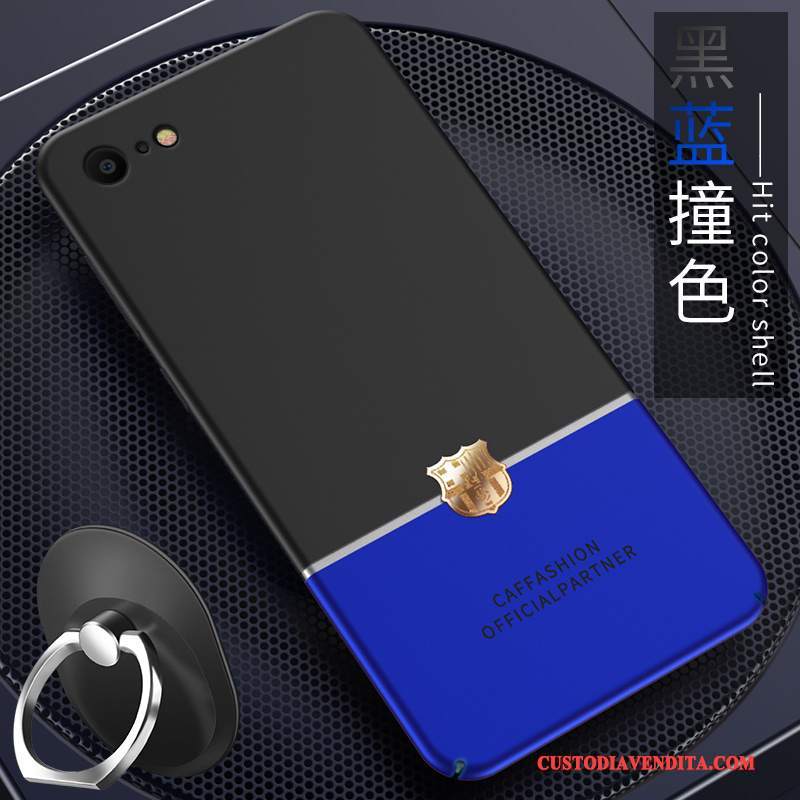 Custodia iPhone 8 Creativo Difficile Tutto Incluso, Cover iPhone 8 Protezione Blu Tendenza