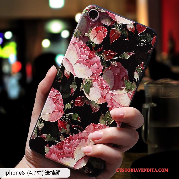 Custodia iPhone 8 Creativo Tutto Incluso Nuovo, Cover iPhone 8 Goffratura Anti-caduta Di Personalità