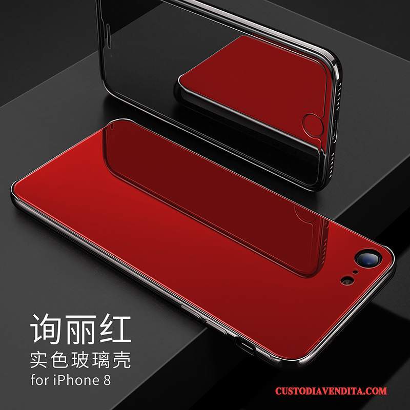 Custodia iPhone 8 Nuovotelefono, Cover iPhone 8 Rosso Tendenza