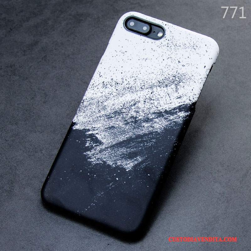 Custodia iPhone 8 Plus Colore Nuovo Macchiati, Cover iPhone 8 Plus Telefono Tendenza