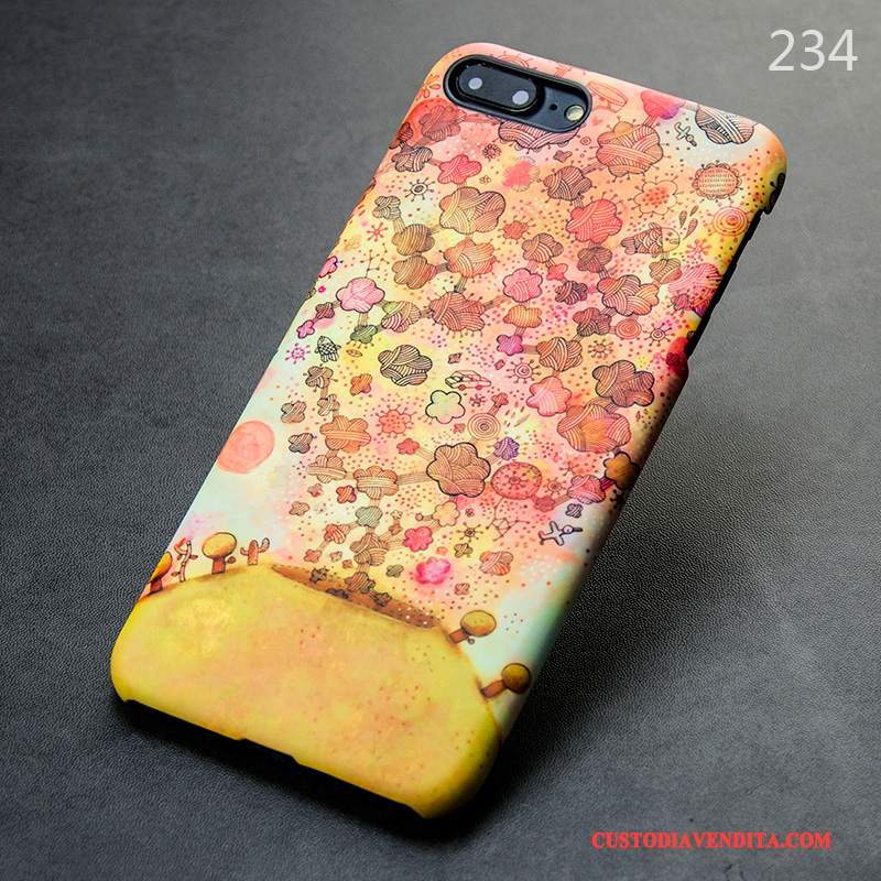 Custodia iPhone 8 Plus Colore Nuovo Macchiati, Cover iPhone 8 Plus Telefono Tendenza