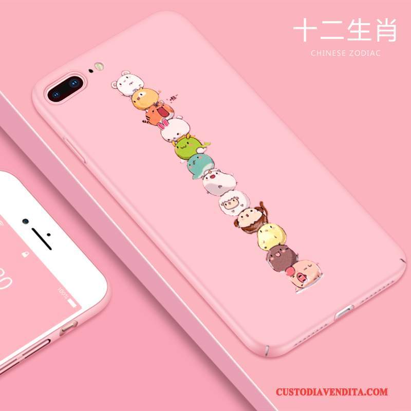 Custodia iPhone 8 Plus Colore Telefono Macchiati, Cover iPhone 8 Plus Creativo Tutto Incluso Difficile