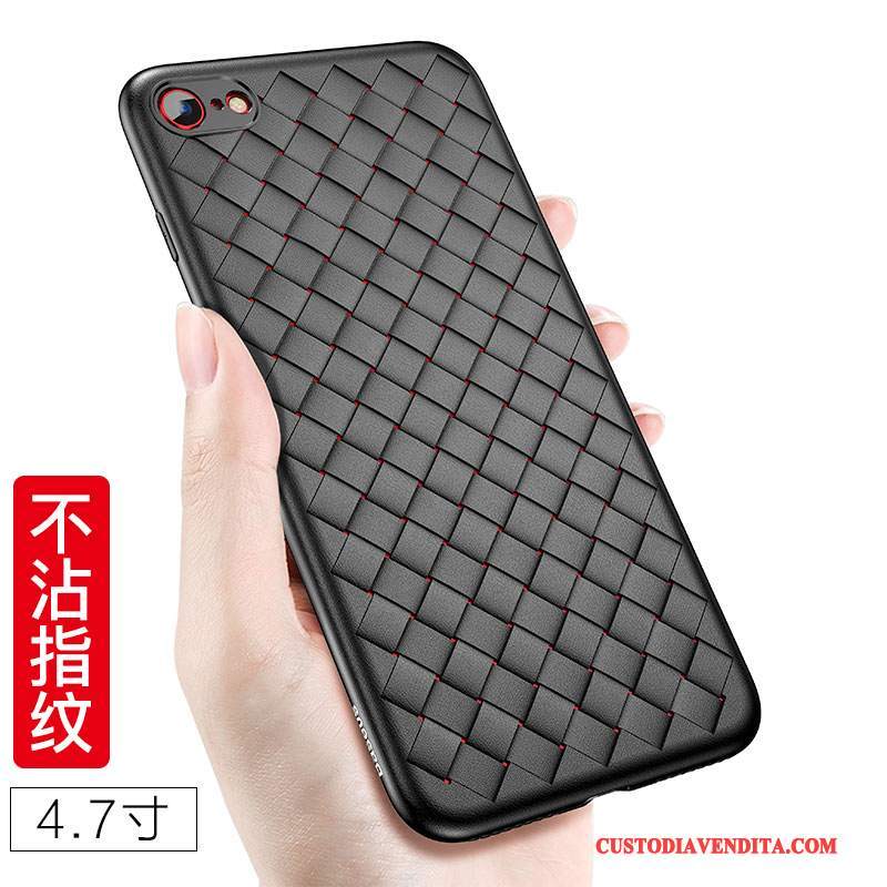 Custodia iPhone 8 Plus Creativo Anti-caduta Tutto Incluso, Cover iPhone 8 Plus Silicone Rossotelefono