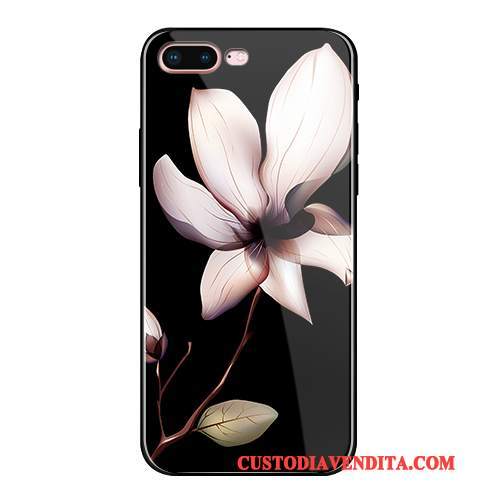 Custodia iPhone 8 Plus Creativo Morbido Tendenza, Cover iPhone 8 Plus Silicone Blu Tutto Incluso