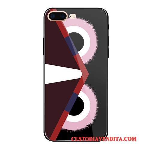 Custodia iPhone 8 Plus Creativo Morbido Tendenza, Cover iPhone 8 Plus Silicone Blu Tutto Incluso