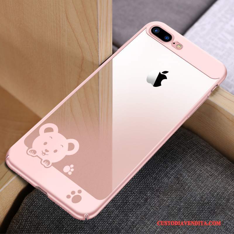 Custodia iPhone 8 Plus Creativo Oro Morbido, Cover iPhone 8 Plus Silicone Telefono Di Personalità