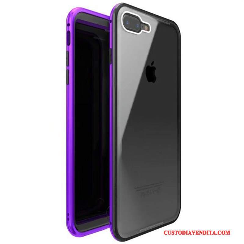 Custodia iPhone 8 Plus Creativo Telefono Tendenza, Cover iPhone 8 Plus Protezione Di Personalità Rosso