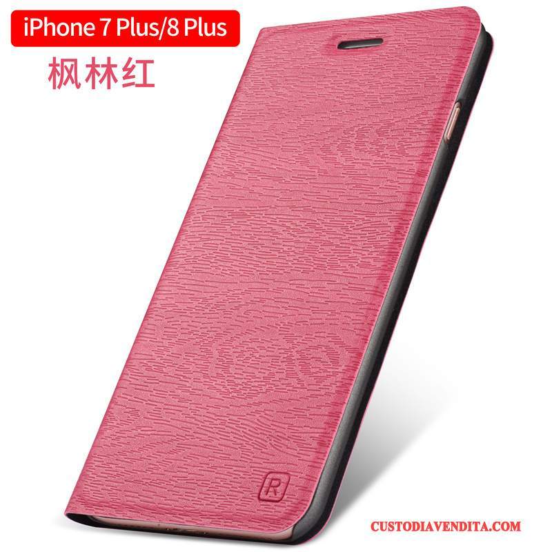 Custodia iPhone 8 Plus Pelle Anti-caduta Tendenza, Cover iPhone 8 Plus Protezione Tutto Inclusotelefono