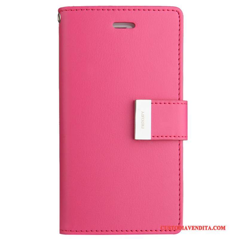 Custodia iPhone 8 Plus Pelle Telefono Morbido, Cover iPhone 8 Plus Protezione Anti-caduta Rosa