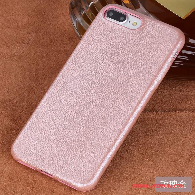 Custodia iPhone 8 Plus Pelle Tutto Incluso Personalizza, Cover iPhone 8 Plus Creativo Anti-caduta Nero