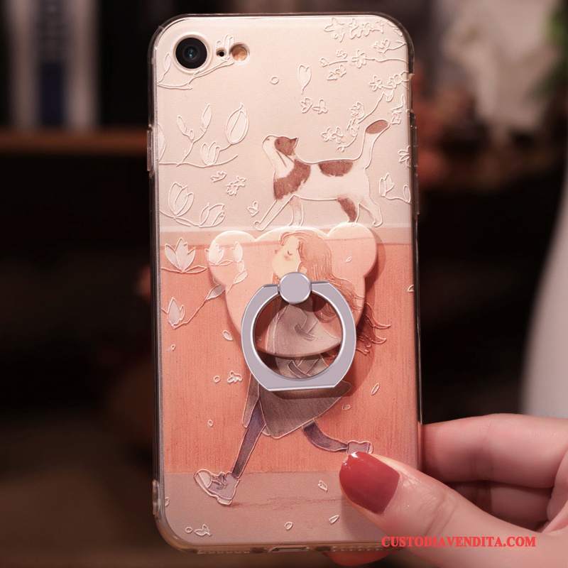 Custodia iPhone 8 Plus Silicone Trasparentetelefono, Cover iPhone 8 Plus Colore Di Personalità Morbido