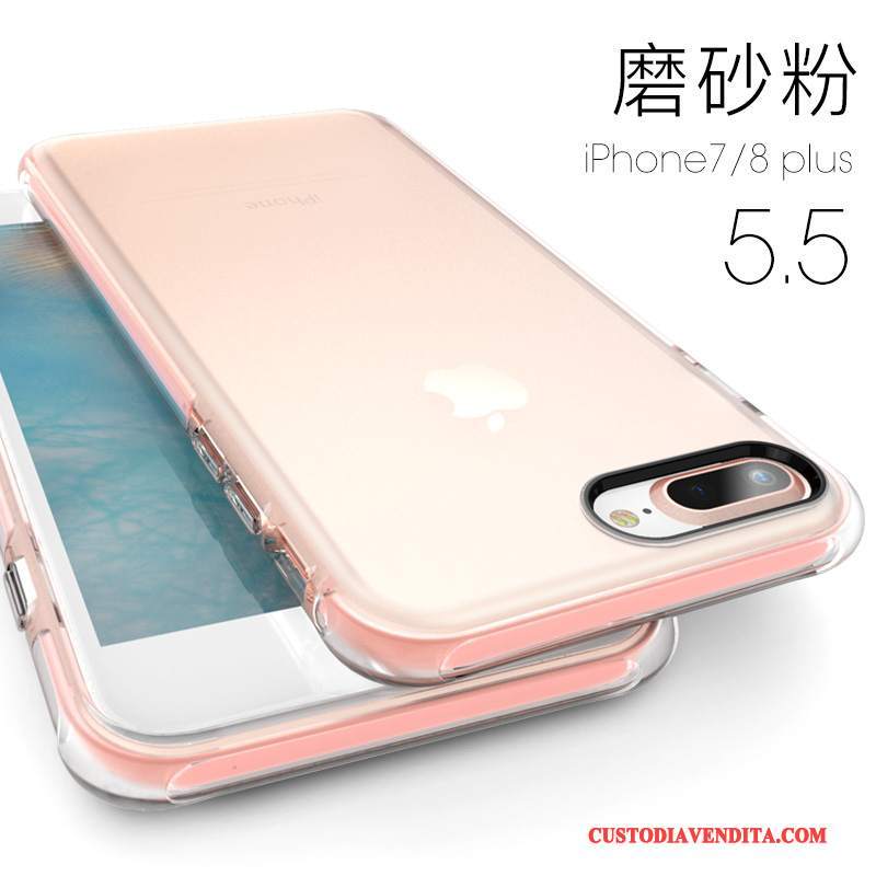 Custodia iPhone 8 Plus Silicone Tutto Incluso Anti-caduta, Cover iPhone 8 Plus Telefono Nuovo