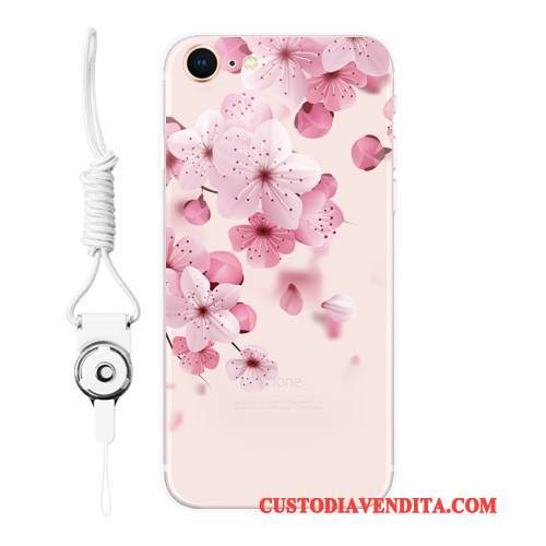 Custodia iPhone 8 Protezione Morbido Ornamenti Appesi, Cover iPhone 8 Colore Telefono Tutto Incluso