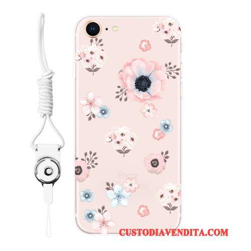 Custodia iPhone 8 Protezione Morbido Ornamenti Appesi, Cover iPhone 8 Colore Telefono Tutto Incluso