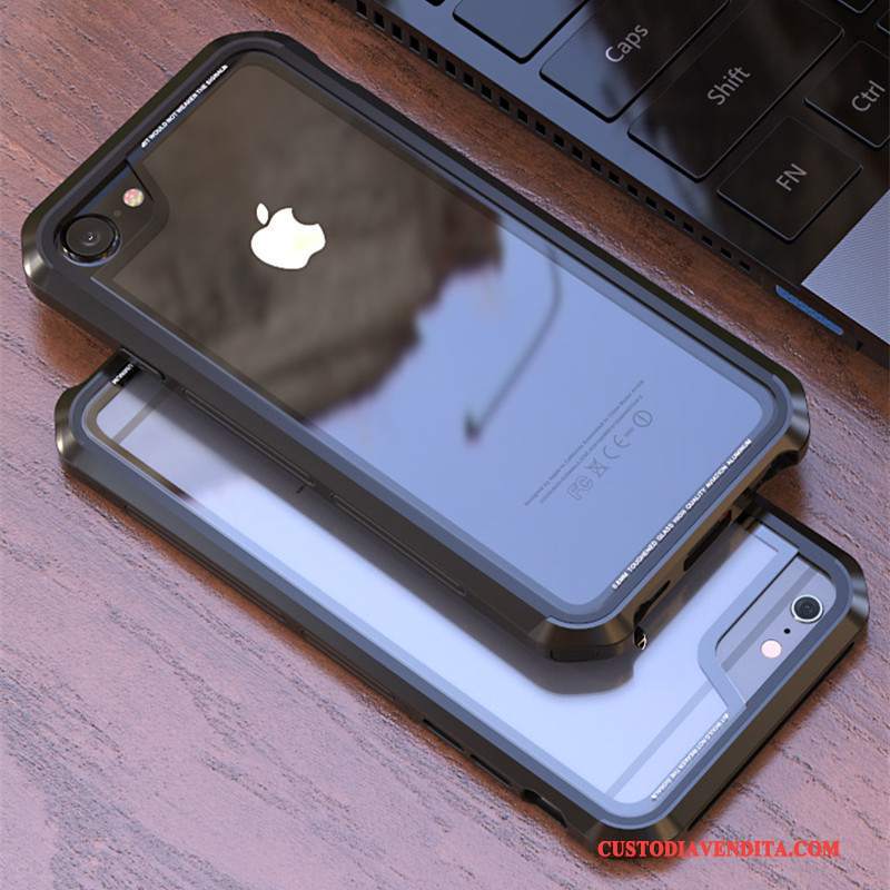 Custodia iPhone 8 Protezione Trasparente Anti-caduta, Cover iPhone 8 Porporatelefono