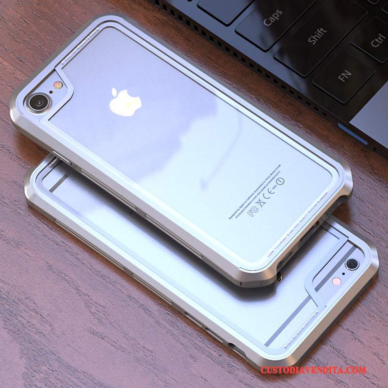 Custodia iPhone 8 Protezione Trasparente Anti-caduta, Cover iPhone 8 Porporatelefono