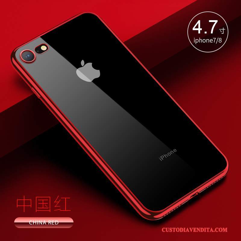 Custodia iPhone 8 Silicone Anti-caduta Sottile, Cover iPhone 8 Telefono Morbido