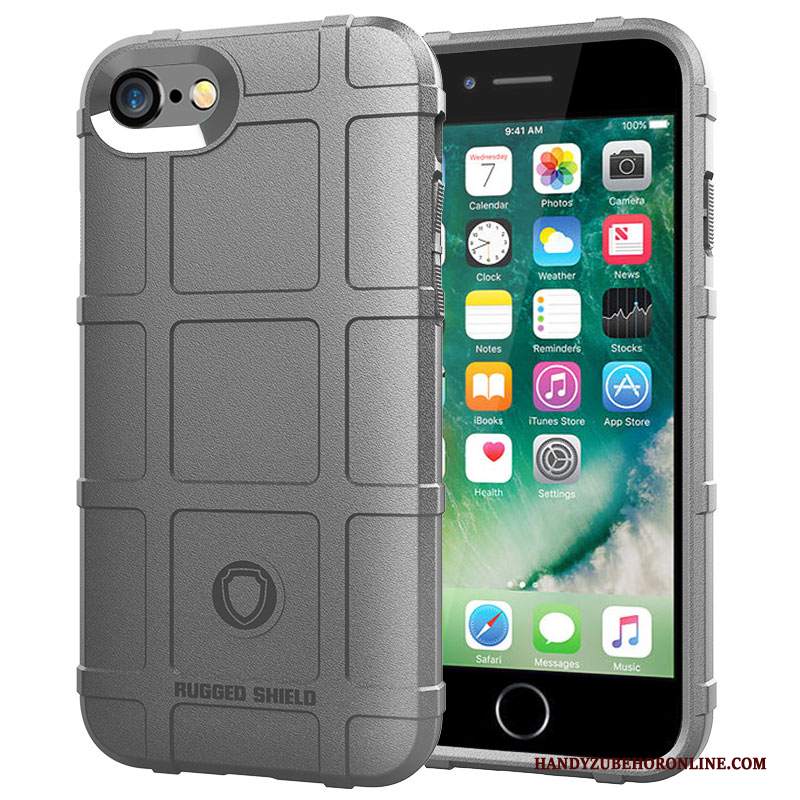 Custodia iPhone Se 2020 Creativo Nero Morbido, Cover iPhone Se 2020 Silicone Tutto Incluso Di Personalità