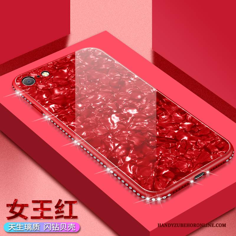 Custodia iPhone Se 2020 Moda Vetro Tutto Incluso, Cover iPhone Se 2020 Anti-caduta Conchiglia