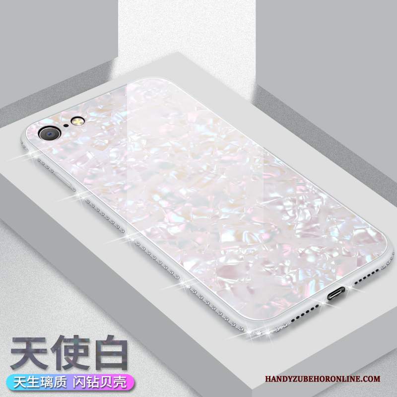 Custodia iPhone Se 2020 Moda Vetro Tutto Incluso, Cover iPhone Se 2020 Anti-caduta Conchiglia