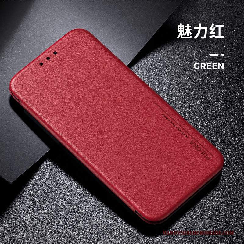 Custodia iPhone Se 2020 Pelle Sottiletelefono, Cover iPhone Se 2020 Protezione Di Personalità Rosso