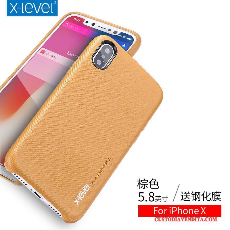 Custodia iPhone X Creativo Morbido Anti-caduta, Cover iPhone X Protezione Macchiati Di Personalità