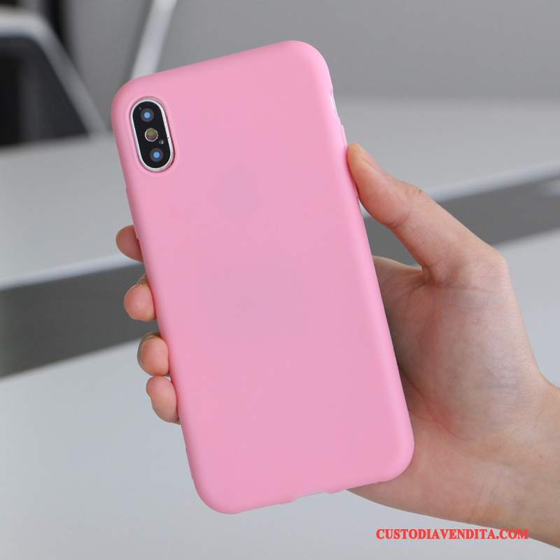 Custodia iPhone X Creativo Morbido Marchio Di Tendenza, Cover iPhone X Colore Nuovotelefono