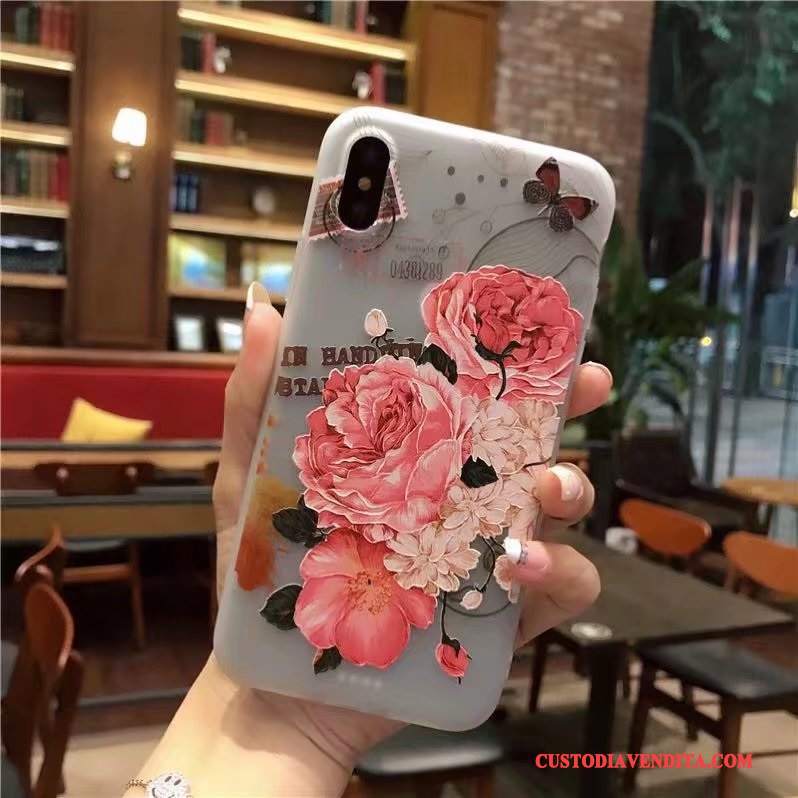 Custodia iPhone X Creativo Morbido Marchio Di Tendenza, Cover iPhone X Colore Nuovotelefono