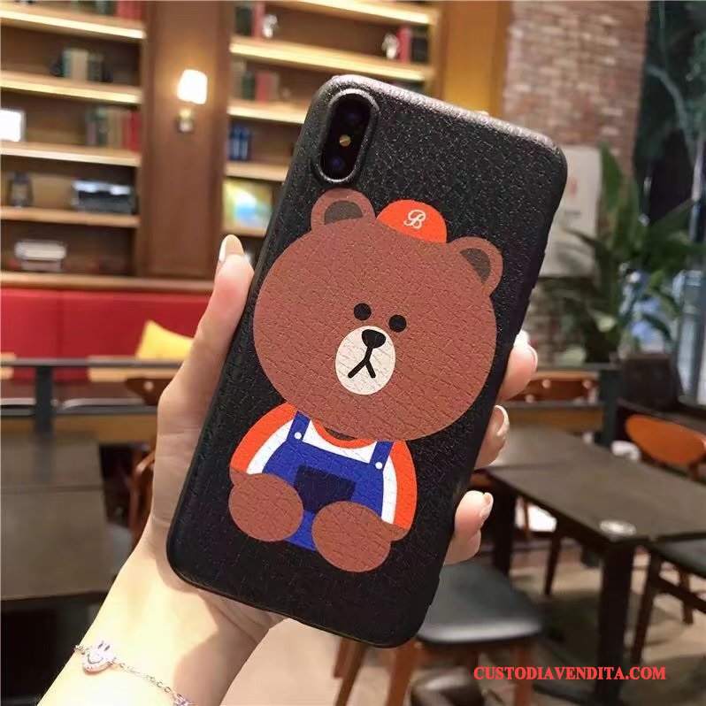 Custodia iPhone X Creativo Morbido Marchio Di Tendenza, Cover iPhone X Colore Nuovotelefono