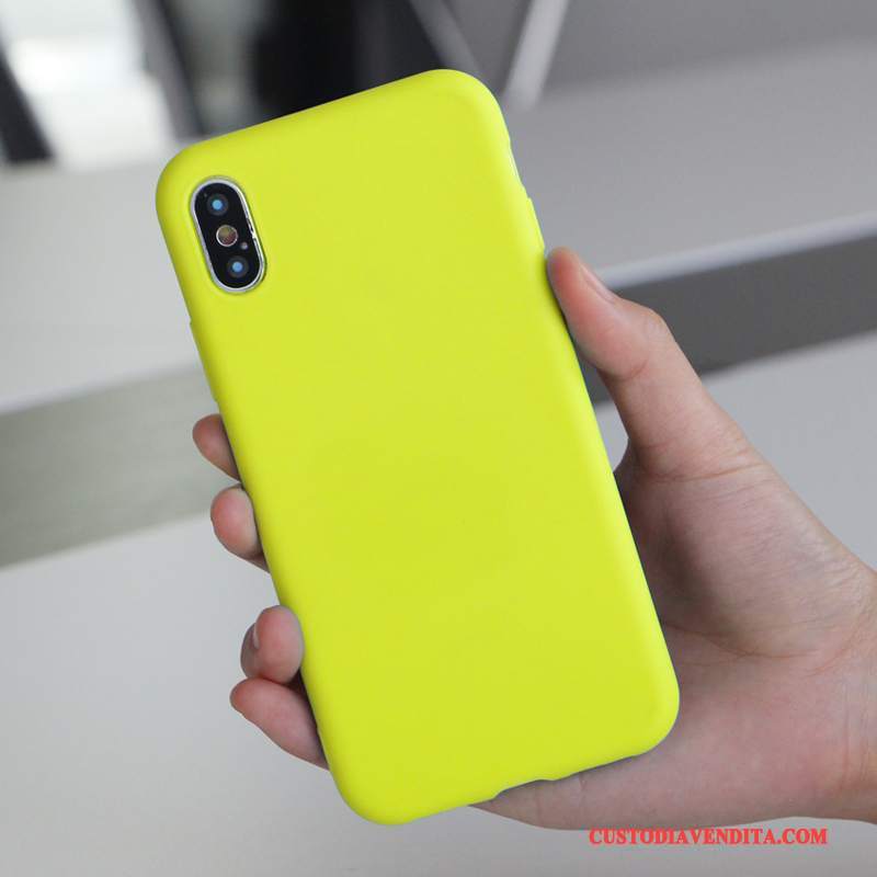 Custodia iPhone X Creativo Morbido Marchio Di Tendenza, Cover iPhone X Colore Nuovotelefono