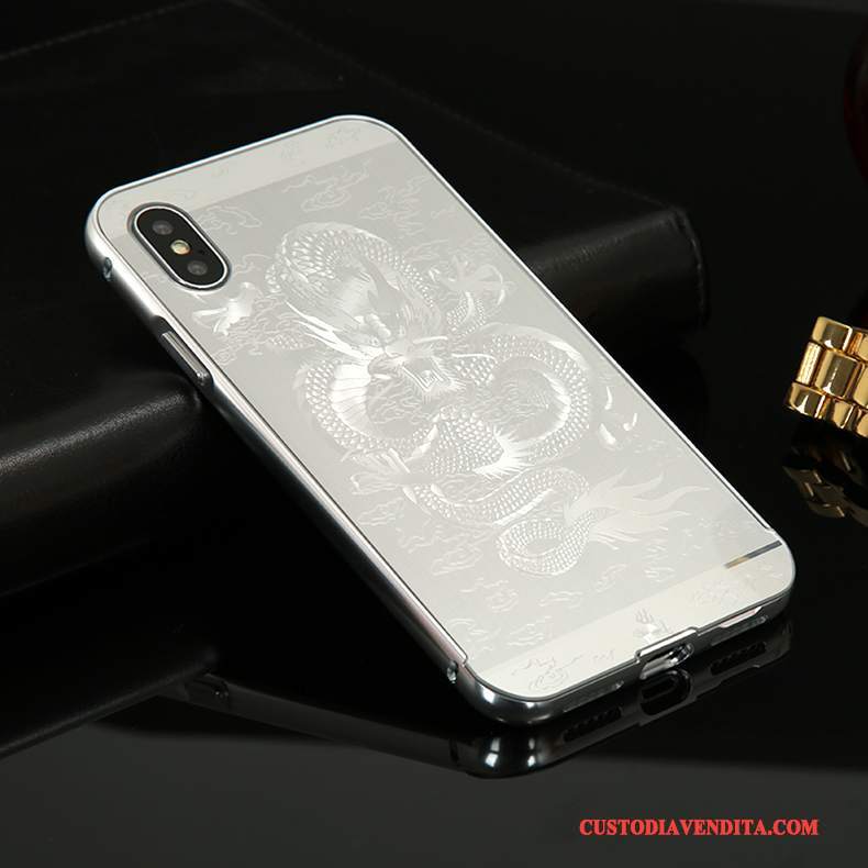 Custodia iPhone X Creativo Oro Di Personalità, Cover iPhone X Protezione Tendenzatelefono