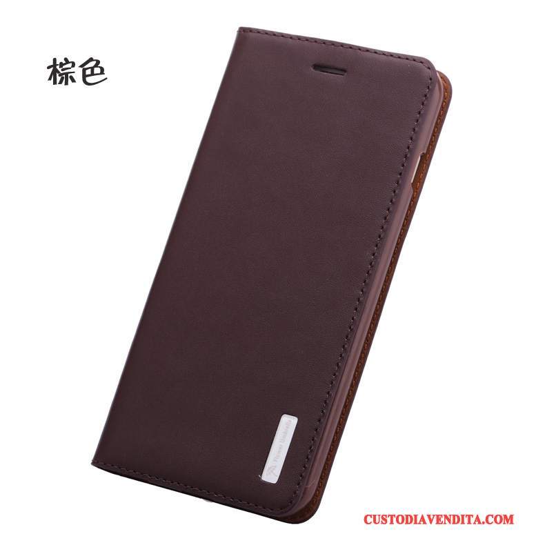 Custodia iPhone X Folio Orotelefono, Cover iPhone X Pelle Anti-caduta Tutto Incluso