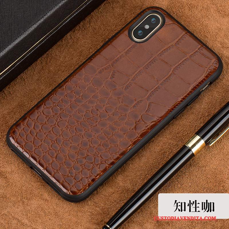 Custodia iPhone X Pelle Di Personalitàtelefono, Cover iPhone X Personalizza Tutto Incluso